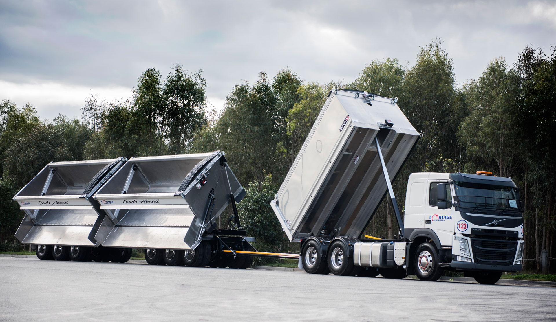 6 Axle Dog Side Tipper for Cartage Australia